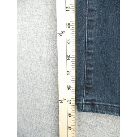 Tommy Hilfiger Jeans Womens 14 Blue Mid Rise Greenwich Skinny Stretch Denim - Picture 5 of 11